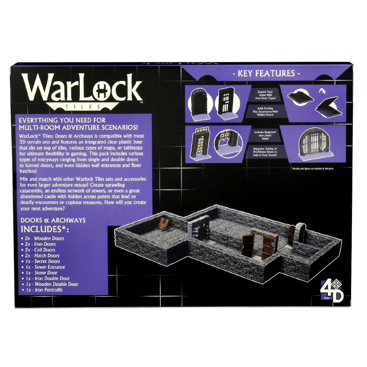 WarLock Tiles: Accessory - Doors & Archways - Image 2