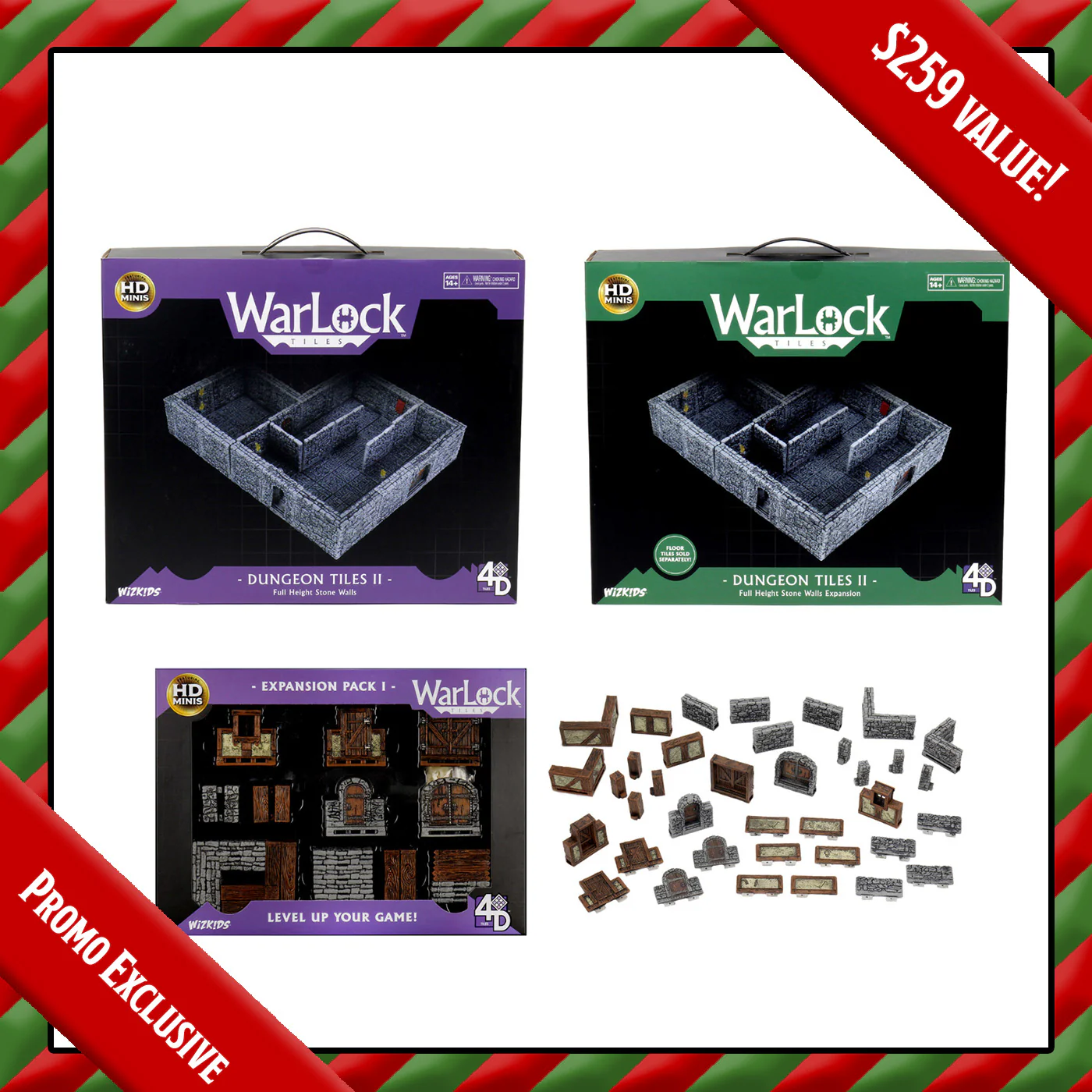 WarLock Tiles - Dungeon Essentials Bundle