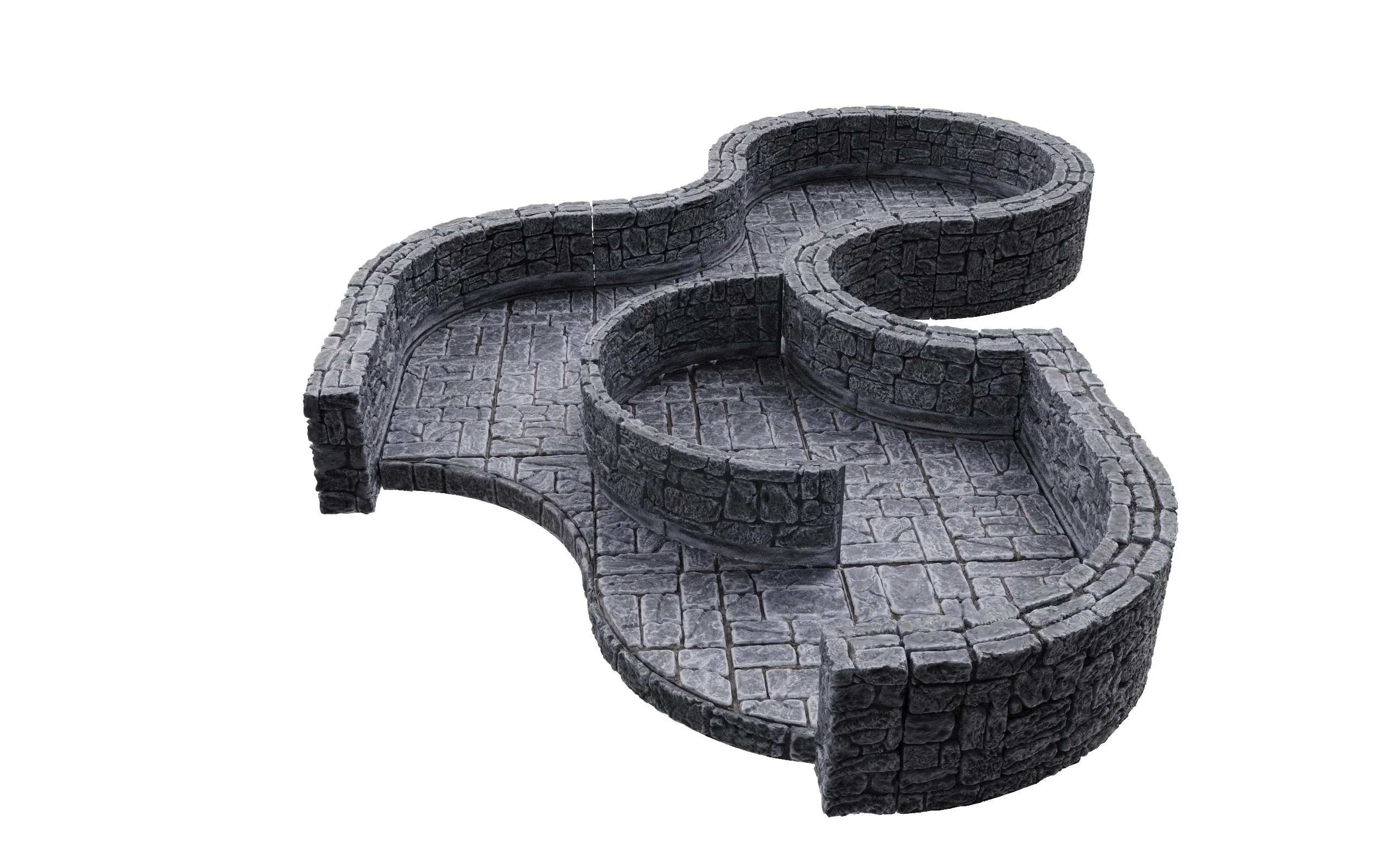 WarLock Tiles: Expansion - Dungeon Tile III - Curves - Image 4