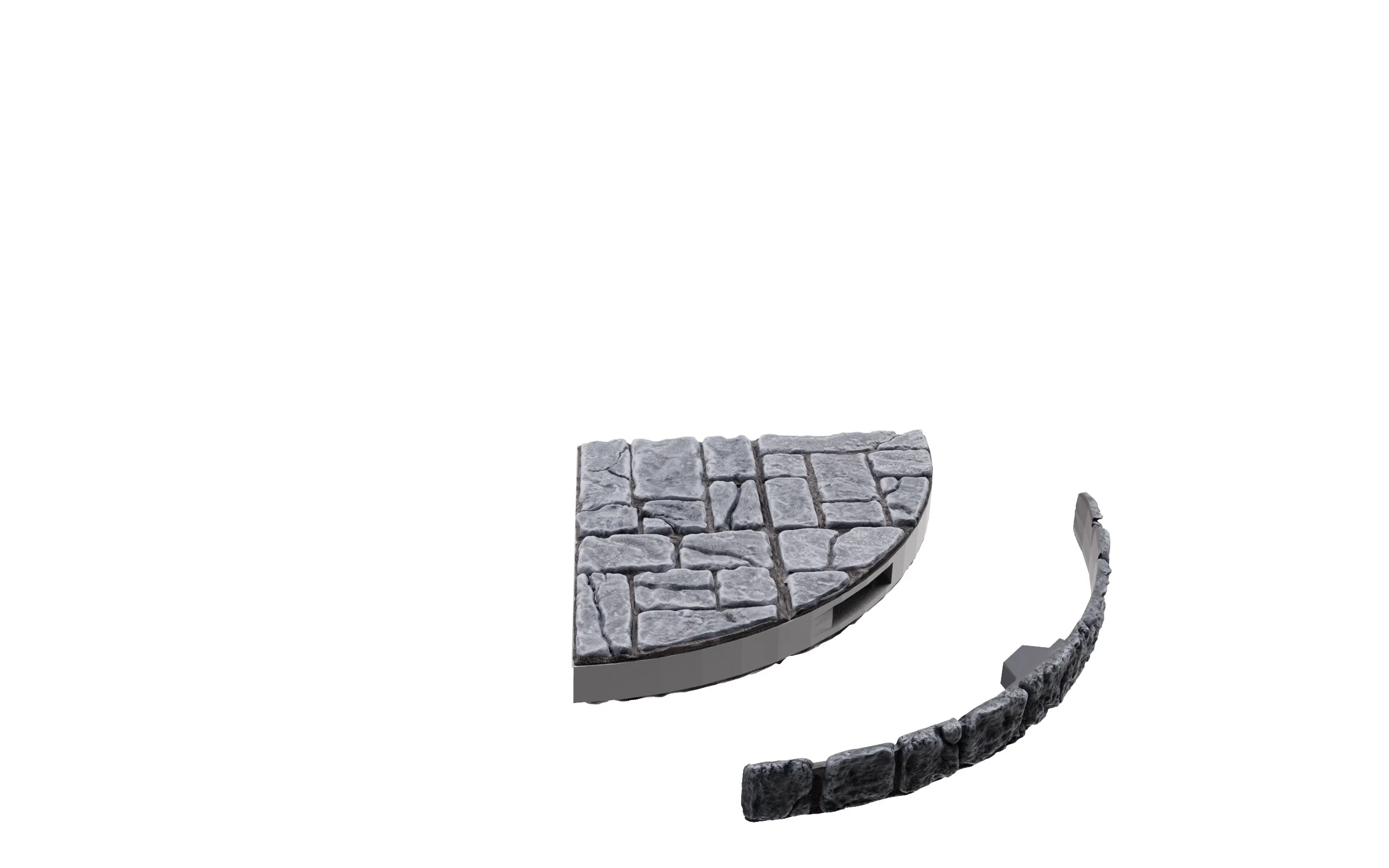 WarLock Tiles: Expansion - Dungeon Tile III - Curves - Image 5