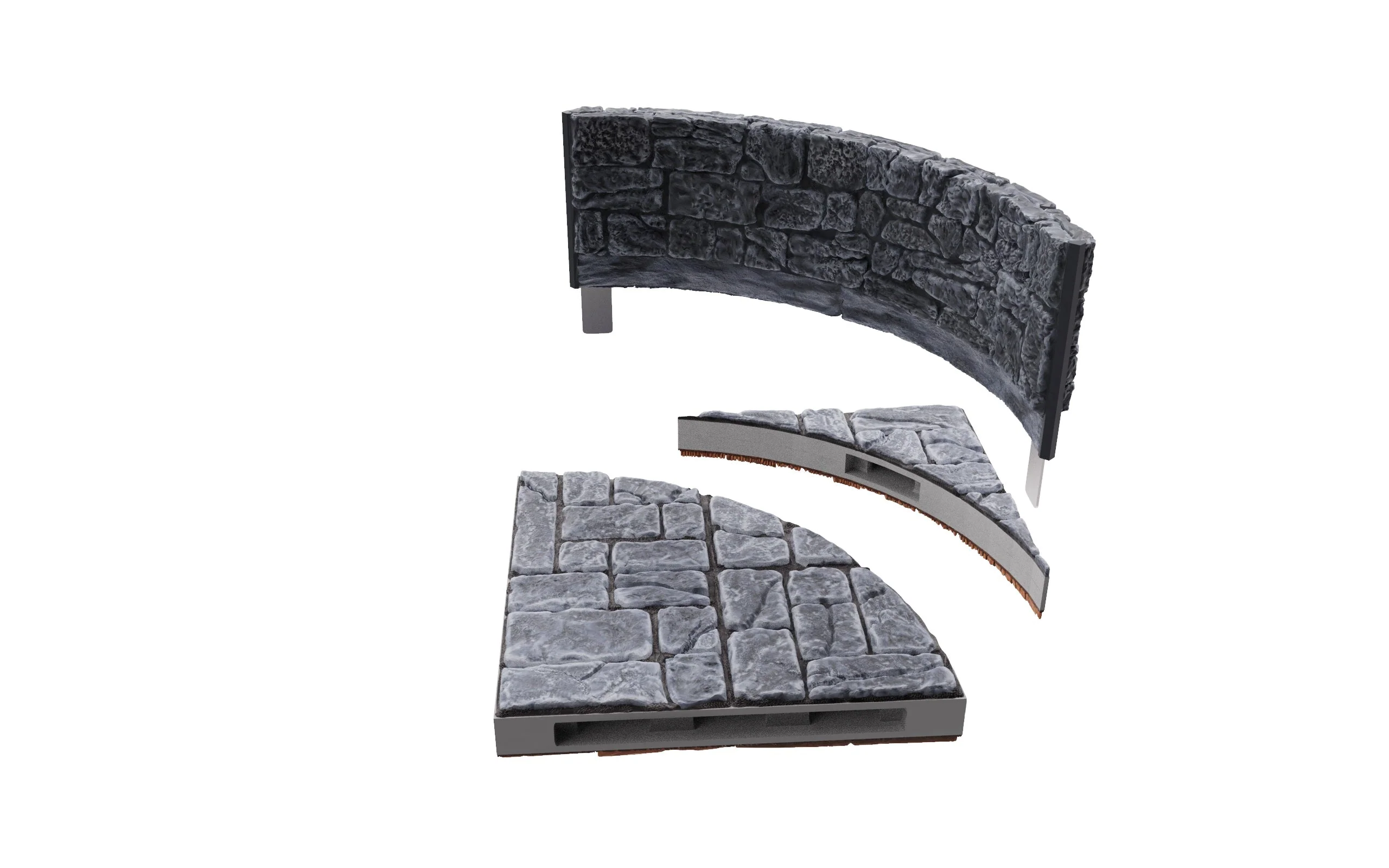 WarLock Tiles: Expansion - Dungeon Tile III - Curves - Image 8