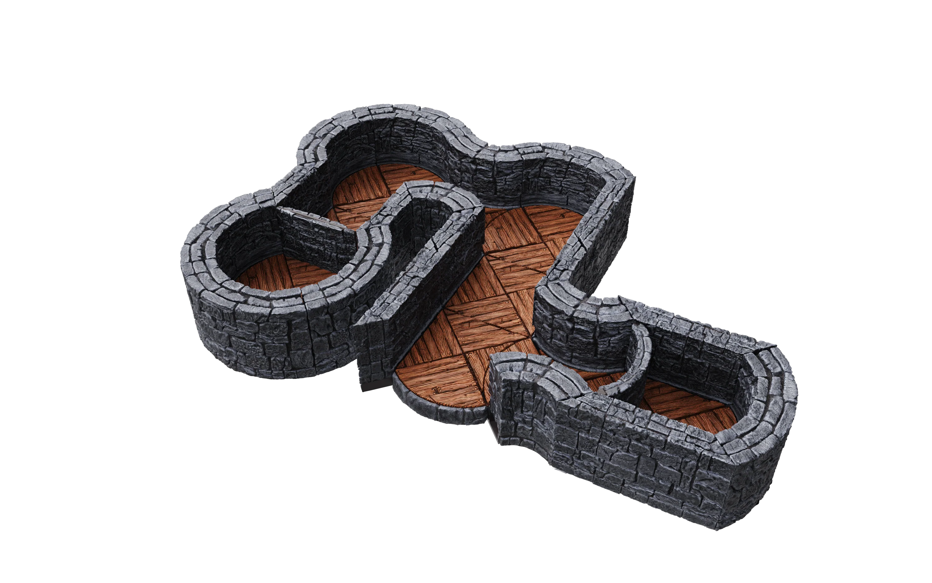 WarLock Tiles: Expansion Pack - 1 in. Dungeon Angles & Curves - Image 5