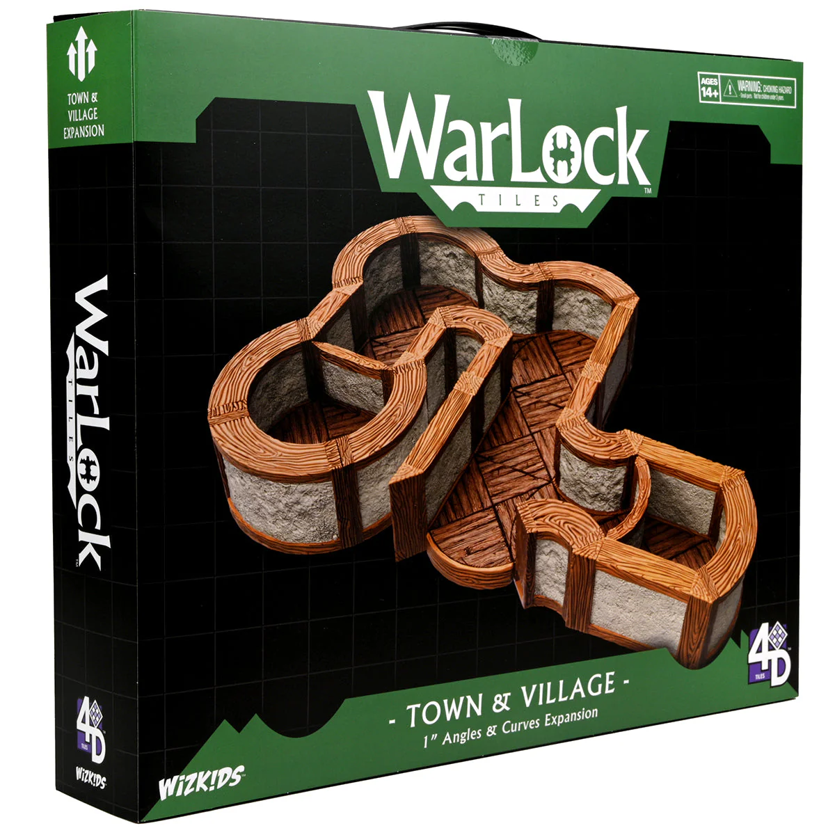 WarLock Tiles: Expansion Pack - 1 in. Town & Village Angles & Curves - Image 3