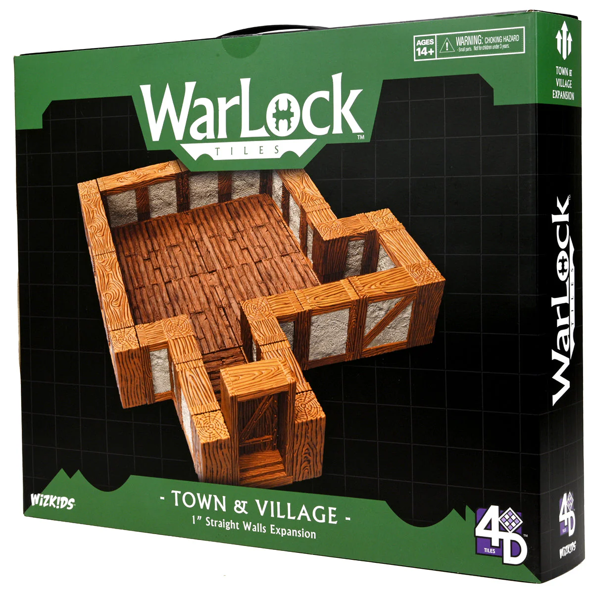 WarLock Tiles: Expansion Pack - 1 in. Town & Village Straight Walls - Image 3