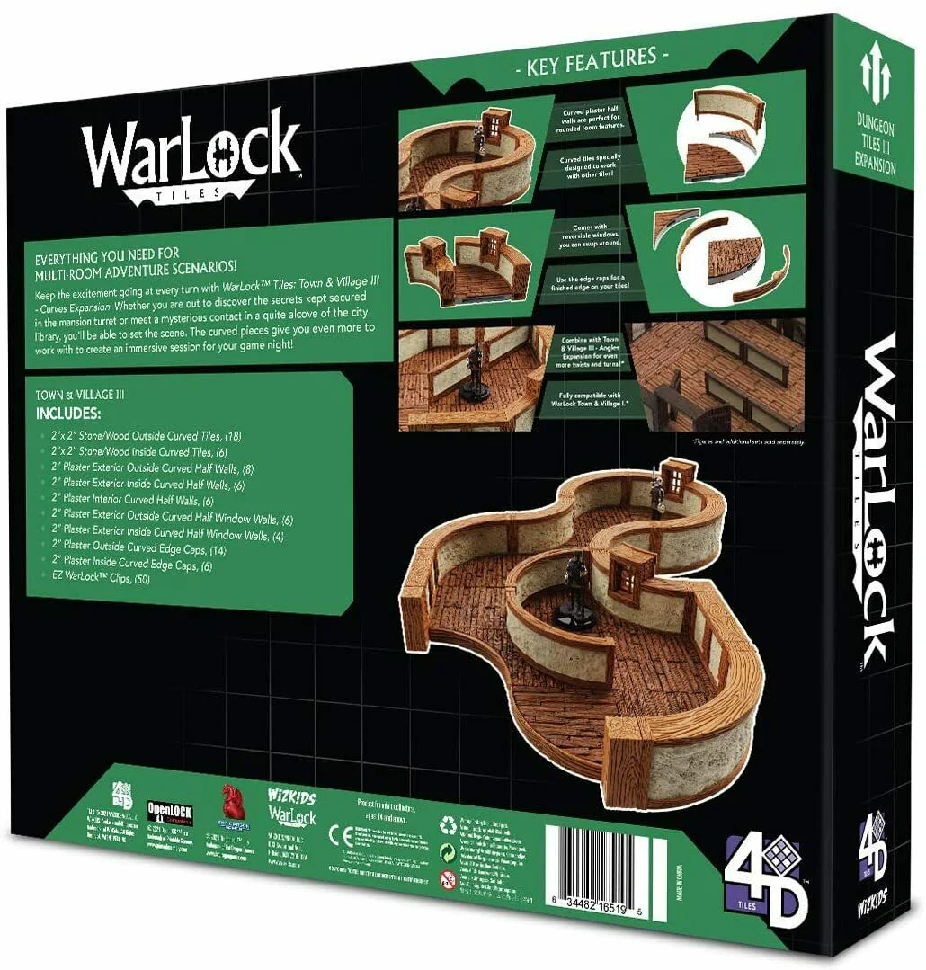 WarLock Tiles: Expansion - Town & Village III - Curves - Image 4
