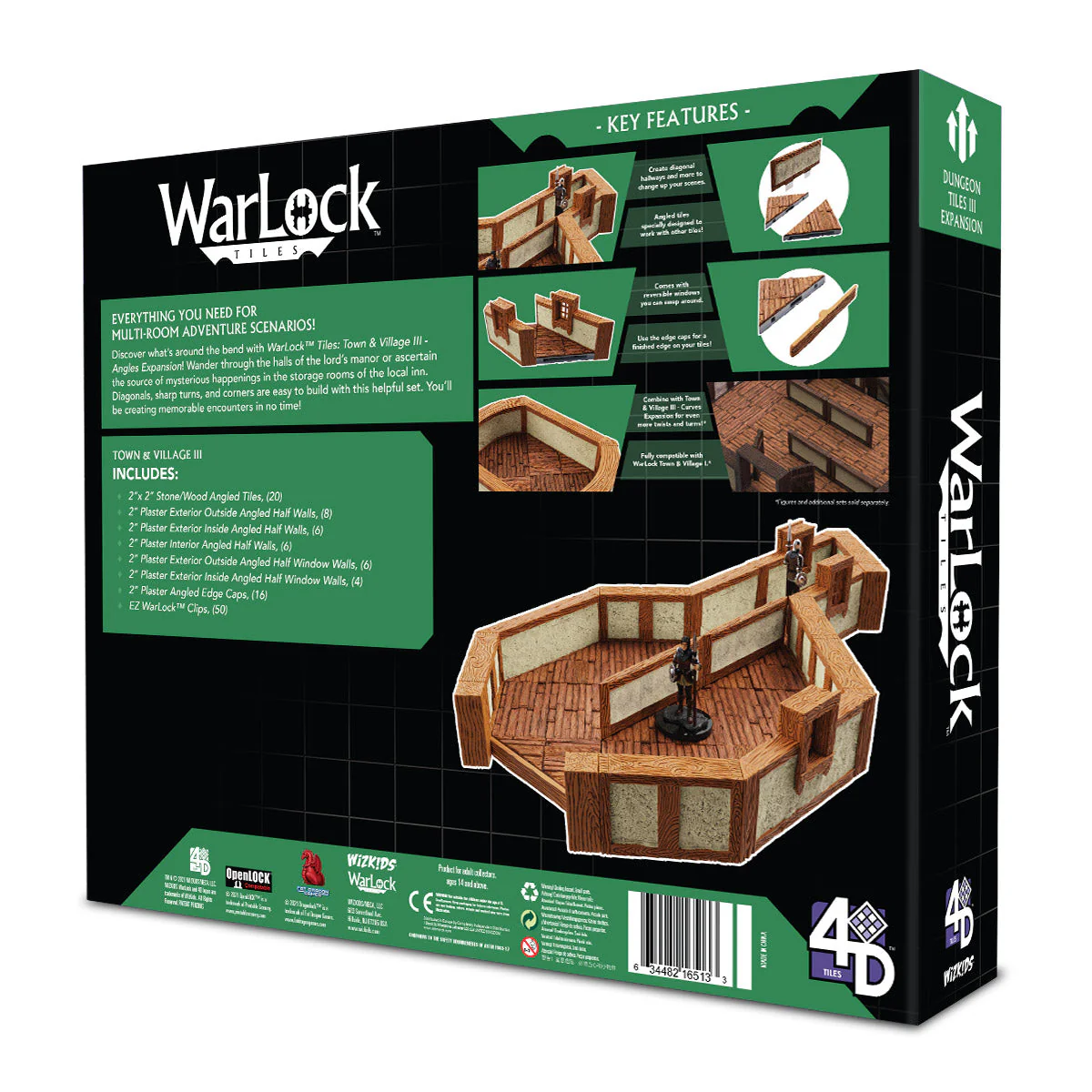 WarLock Tiles: Expansion - Town & Village III - Angles - Image 2