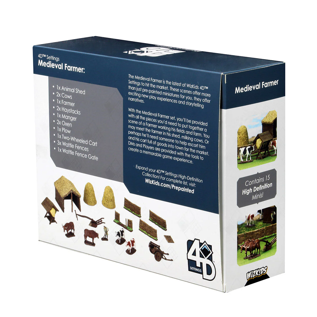 WizKids 4D Settings: Medieval Farmer - Image 6