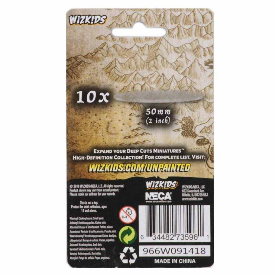 WizKids Deep Cuts - Clear 50mm Round Base - 10 ct. - Image 2