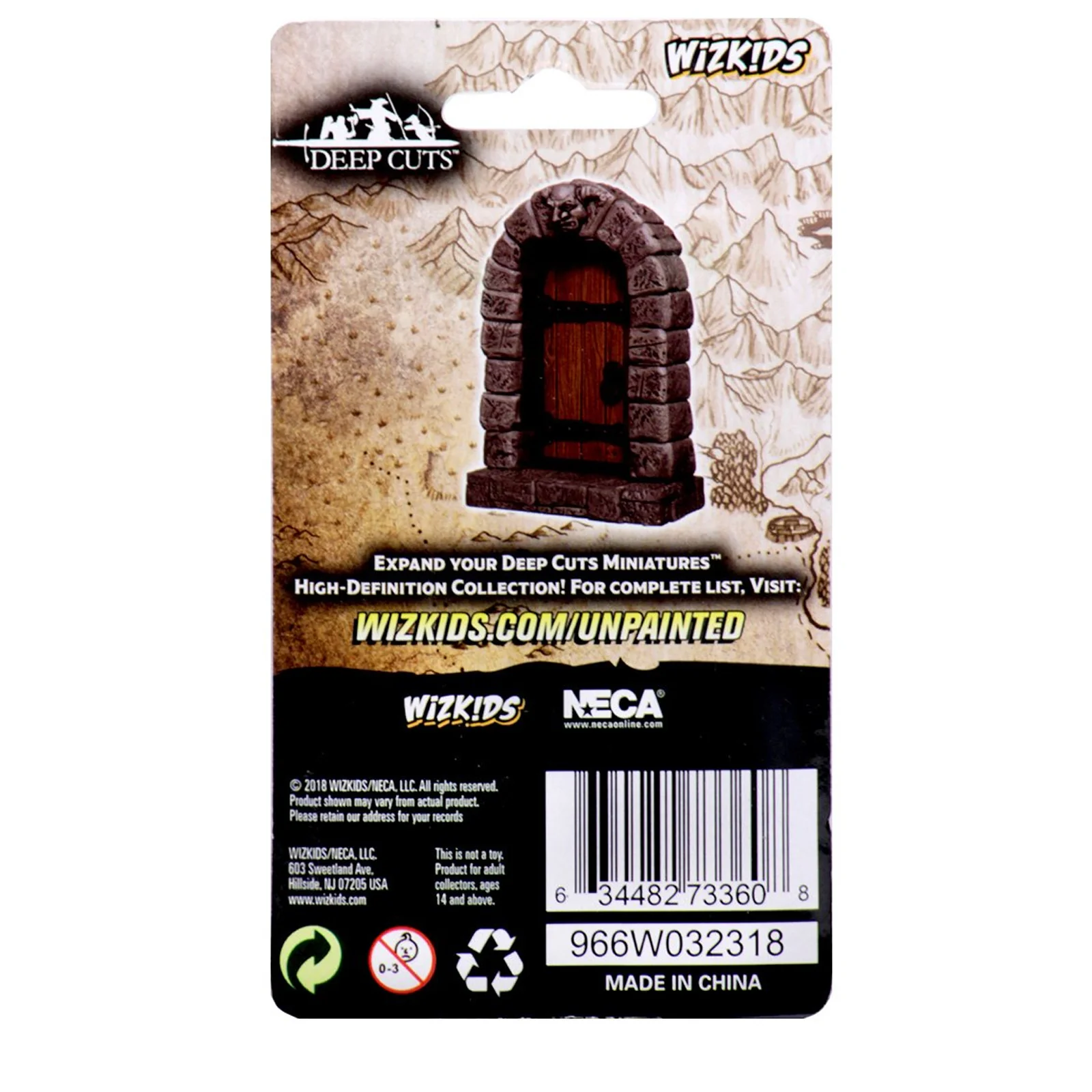 WizKids Deep Cuts Unpainted Miniatures: Doors - Image 2