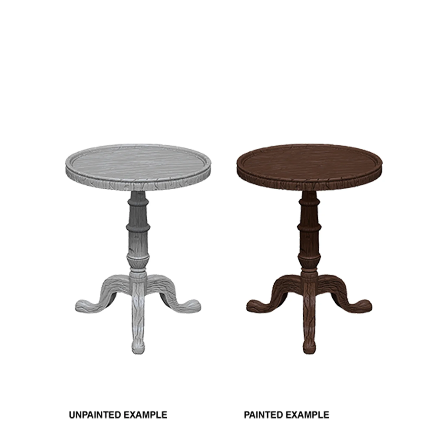 WizKids Deep Cuts  Unpainted Miniatures: Small Round Tables - Image 3