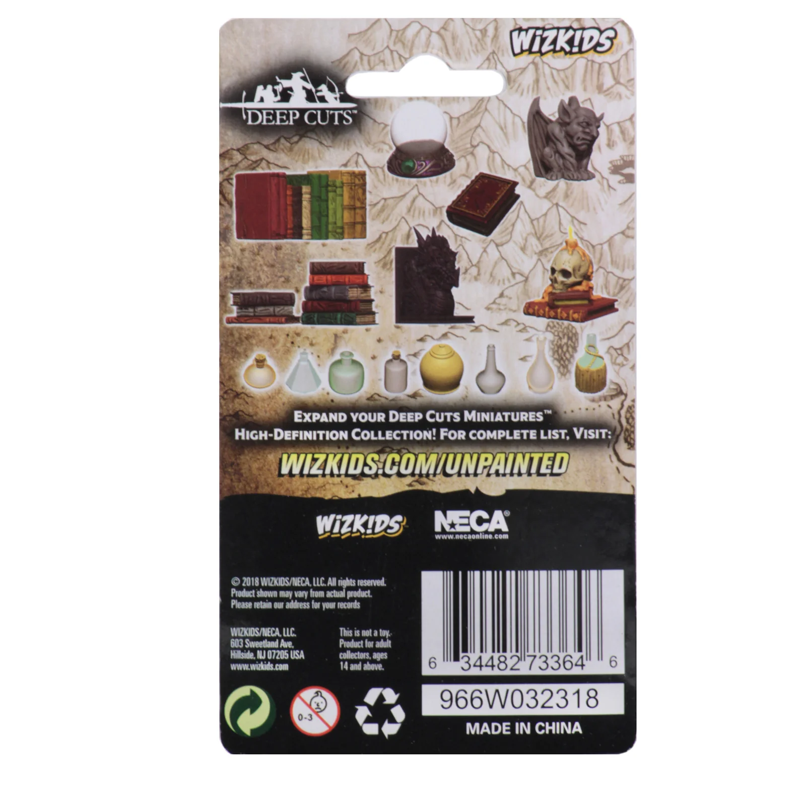 WizKids Deep Cuts Unpainted Miniatures: Wizards Room - Image 2
