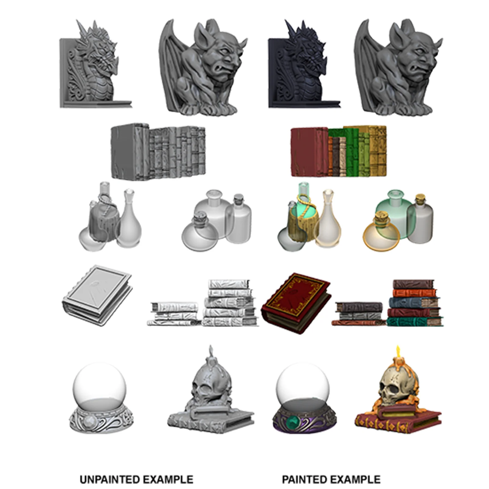 WizKids Deep Cuts Unpainted Miniatures: Wizards Room - Image 3