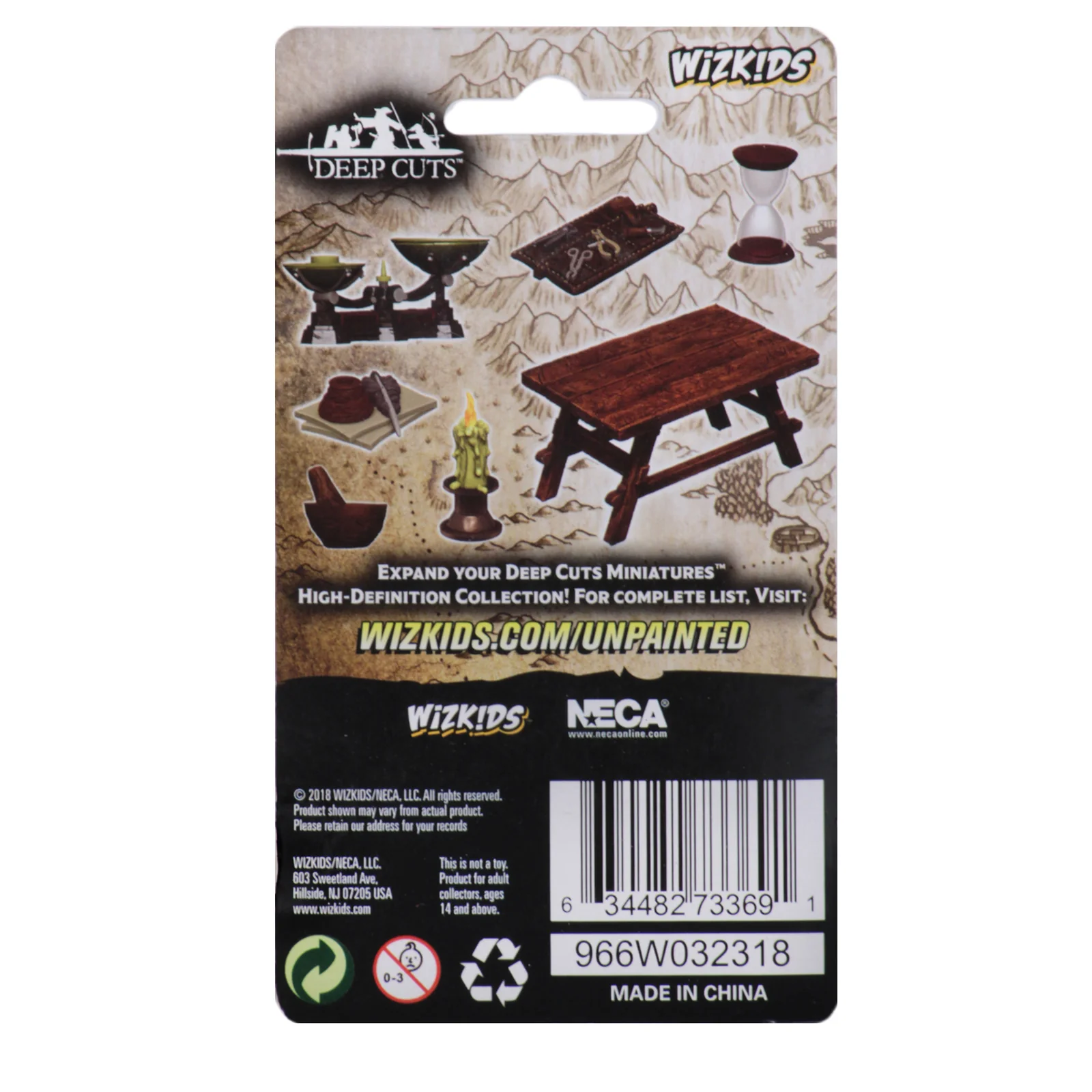 WizKids Deep Cuts  Unpainted Miniatures: Workbench & Tools - Image 2