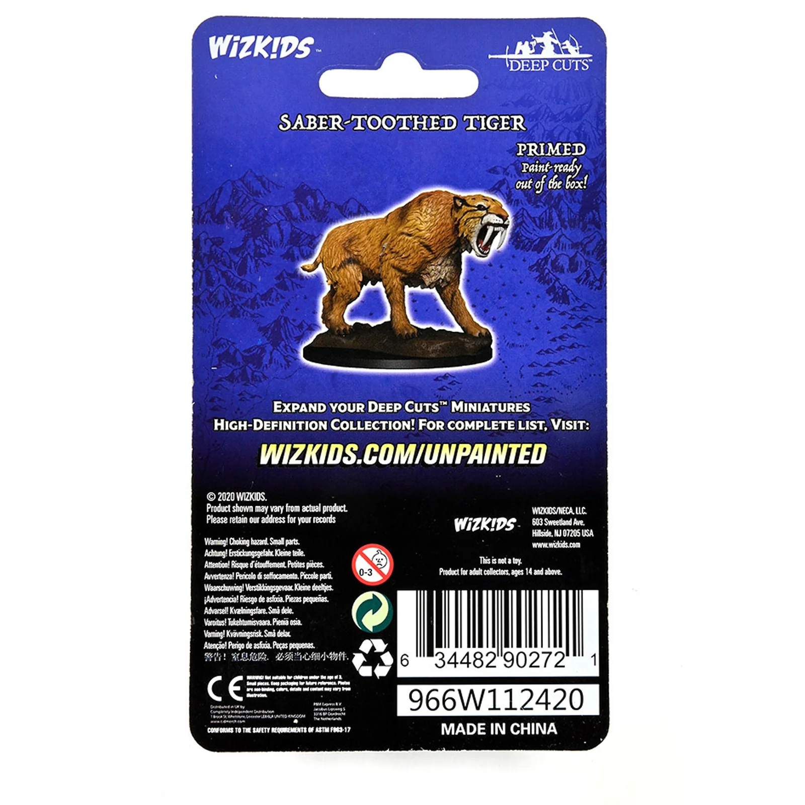 WizKids Deep Cuts: Saber-Toothed Tiger - Image 2