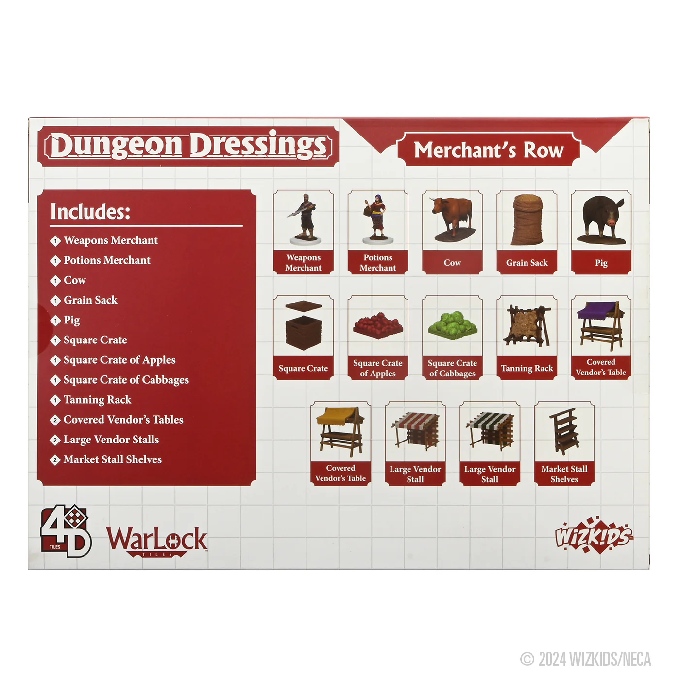 WizKids Dungeon Dressings: Merchant's Row | WizKids 4D - Image 2