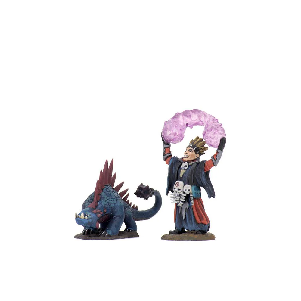 WizKids Wardlings Painted RPG Figures: Boy Warlock & Lizard - Image 4
