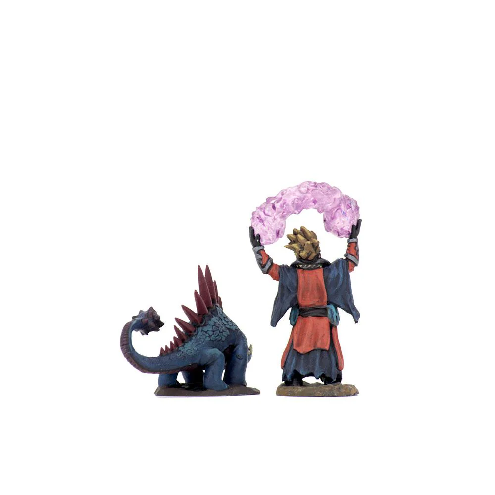 WizKids Wardlings Painted RPG Figures: Boy Warlock & Lizard - Image 5