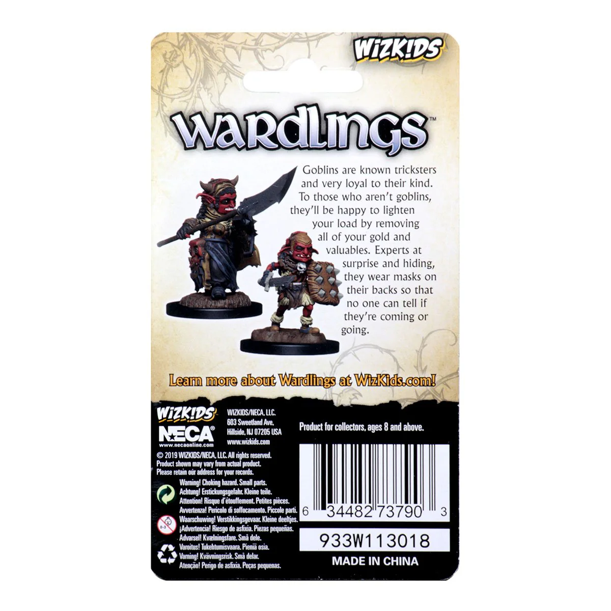 Wizkids Wardlings Painted Miniatures: Goblin (Male) & Goblin (Female) - Image 2