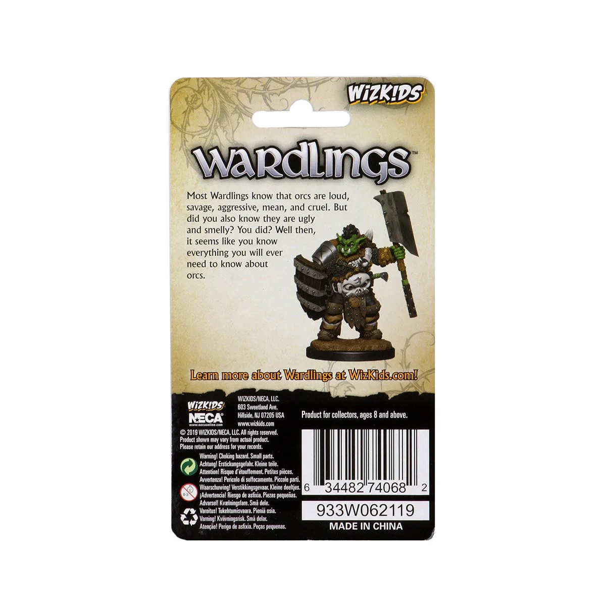 Wizkids Wardlings Painted Miniatures: Orc - Image 2