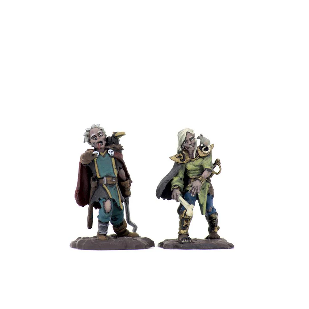 WizKids Wardlings Painted RPG Figures: Zombie (Male) & Zombie (Female) - Image 3