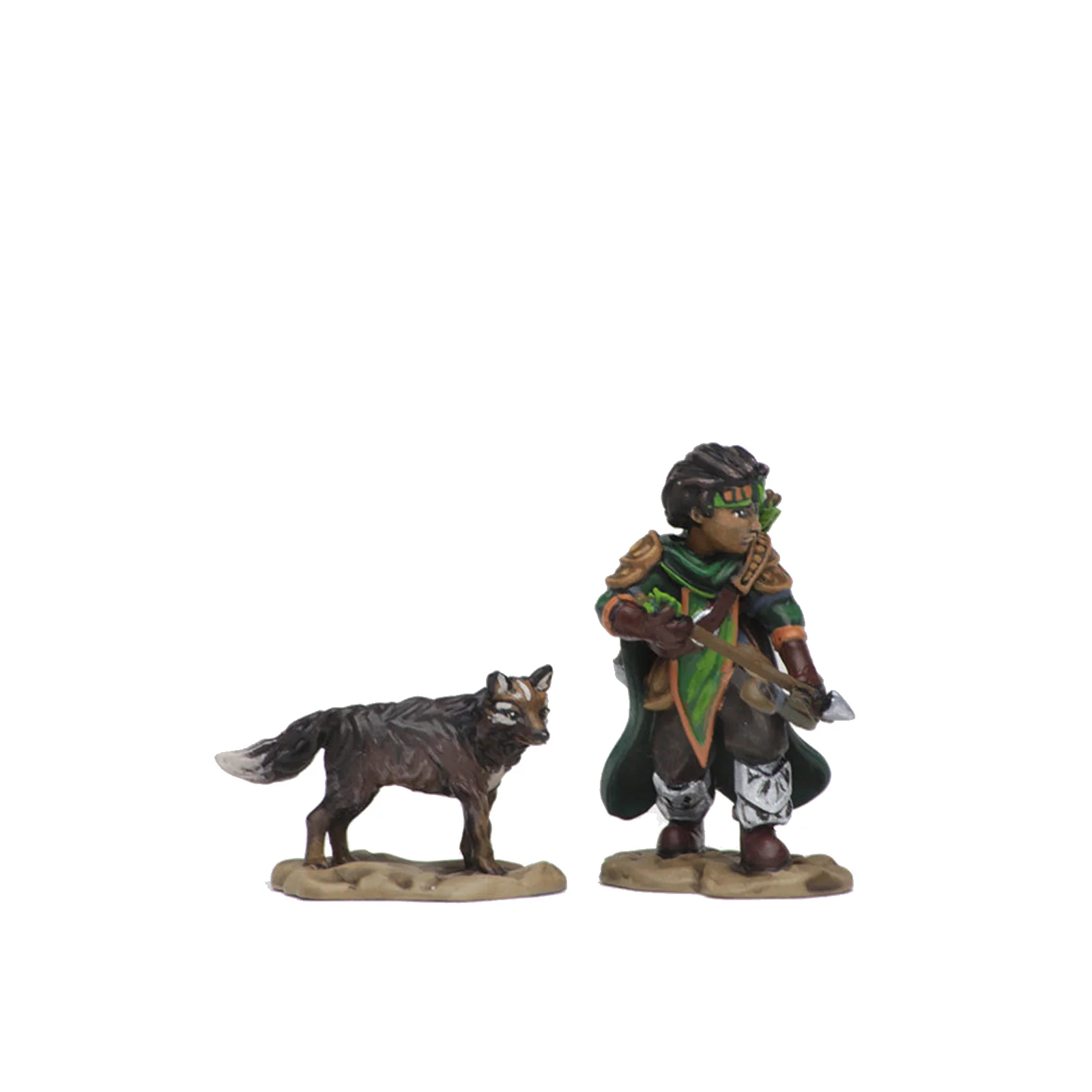 WizKids Wardlings RPG Figures: Boy Ranger & Wolf - Image 4