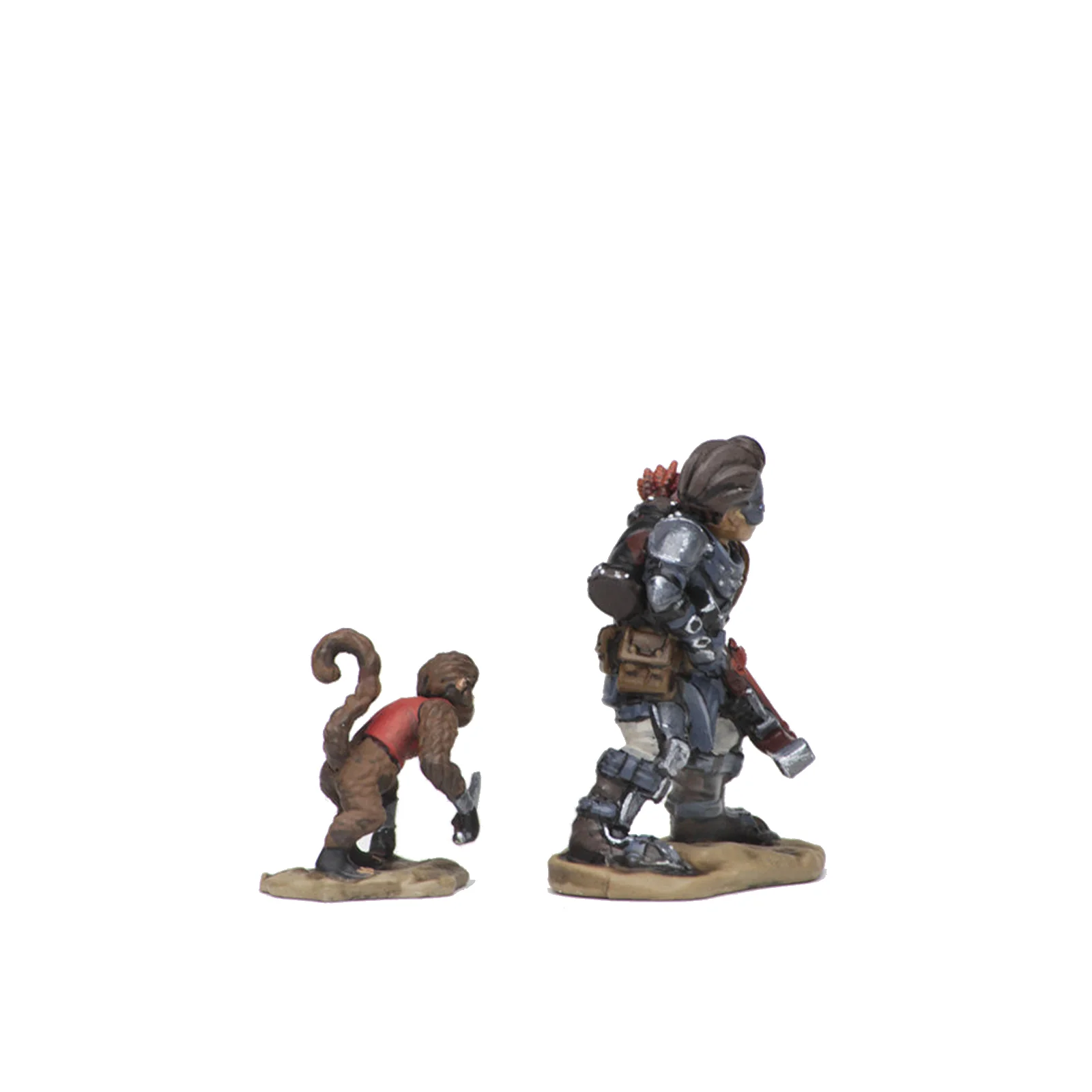 WizKids Wardlings RPG Figures: Boy Rogue & Monkey - Image 6