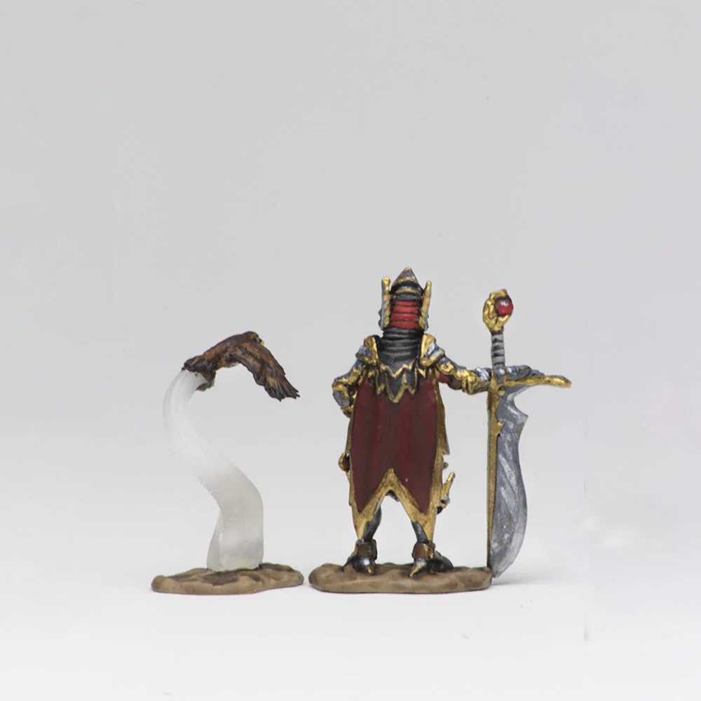 WizKids Wardlings RPG Figures: Girl Fighter & Hunting Falcon - Image 5